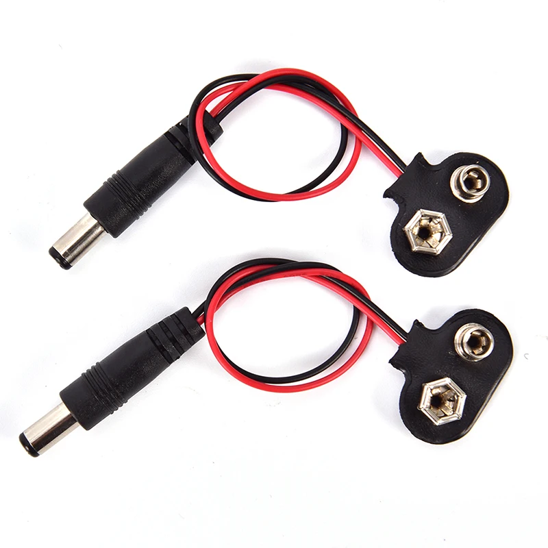 5PCs Experimental 9V battery snap power cable to DC 9V clip male line battery adapter
5PCs Experimental 9V battery snap power cable to DC 9V clip male line battery adapter