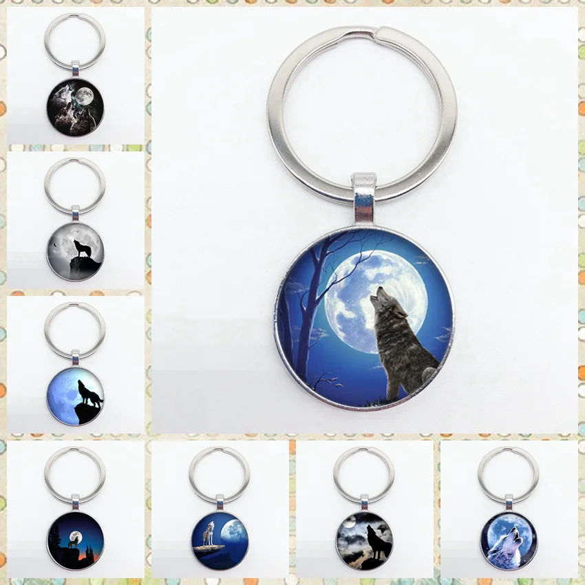 Domineering Wolf Howling Key Ring Fashion Personality Wolf Totem Glass Pendant Keychain Boyfriend Gift
Domineering Wolf Howling Key Ring Fashion Personality Wolf Totem Glass Pendant Keychain Boyfriend Gift