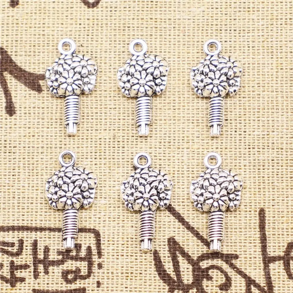 Supplies For Jewelry Making 20pcs 22x11mm Antique Silver Color Fresh Flowers Charms
Supplies For Jewelry Making 20pcs 22x11mm Antique Silver Color Fresh Flowers Charms