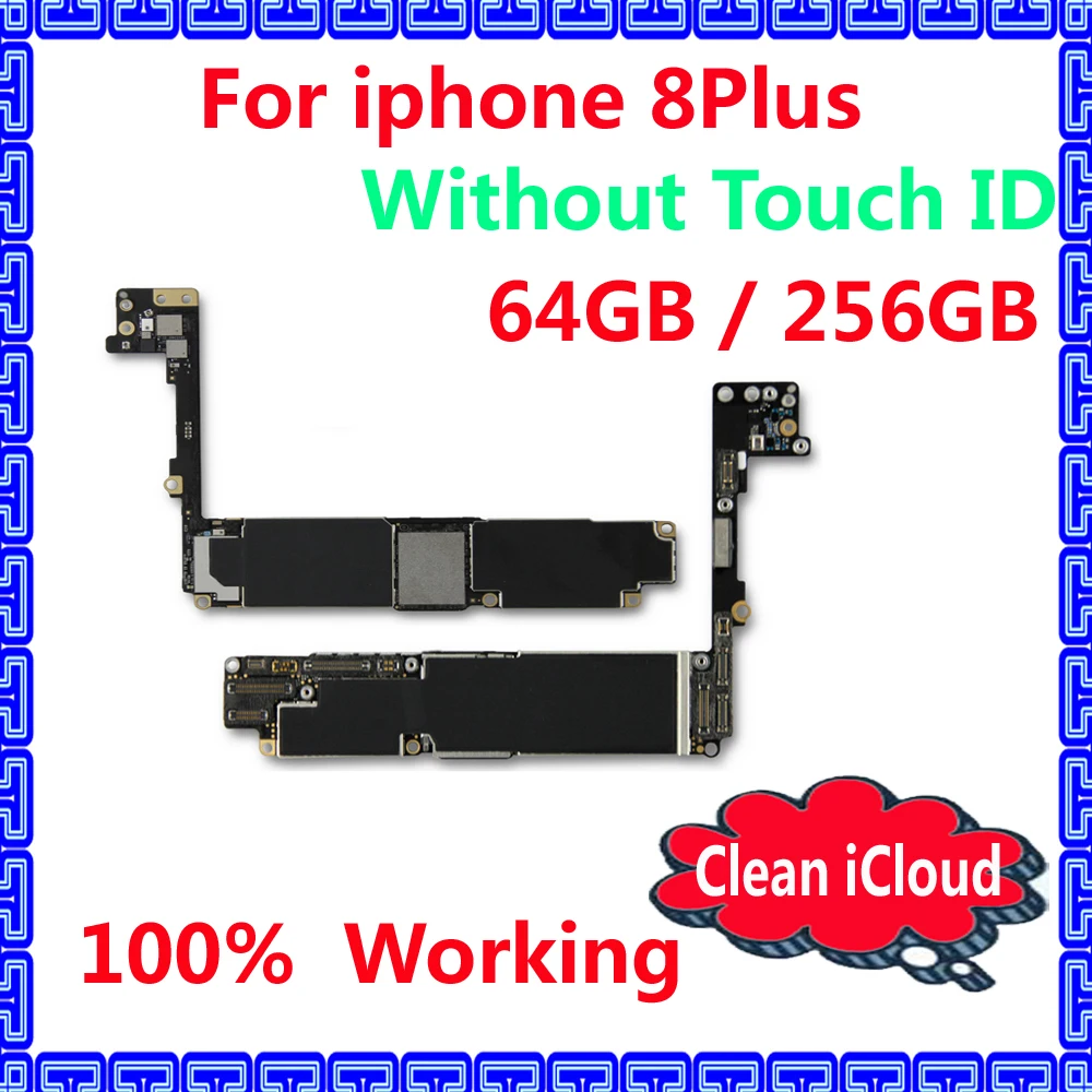 without touch ID 100% Original motherboard for iphone 8 Plus 8Plus 8P 64gb 256gb Clean iCloud mainboard IOS system logic board
without touch ID 100% Original motherboard for iphone 8 Plus 8Plus 8P 64gb 256gb Clean iCloud mainboard IOS system logic board