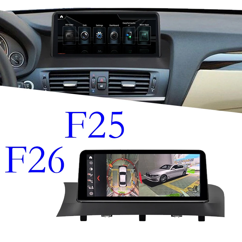Car 4G Multimedia GPS Audio Radio Stereo For BMW X3 X4 F25 F26 2011~2016 CarPlay WiFi TPMS For CIC NBT Navigation 360 View
Car 4G Multimedia GPS Audio Radio Stereo For BMW X3 X4 F25 F26 2011~2016 CarPlay WiFi TPMS For CIC NBT Navigation 360 View