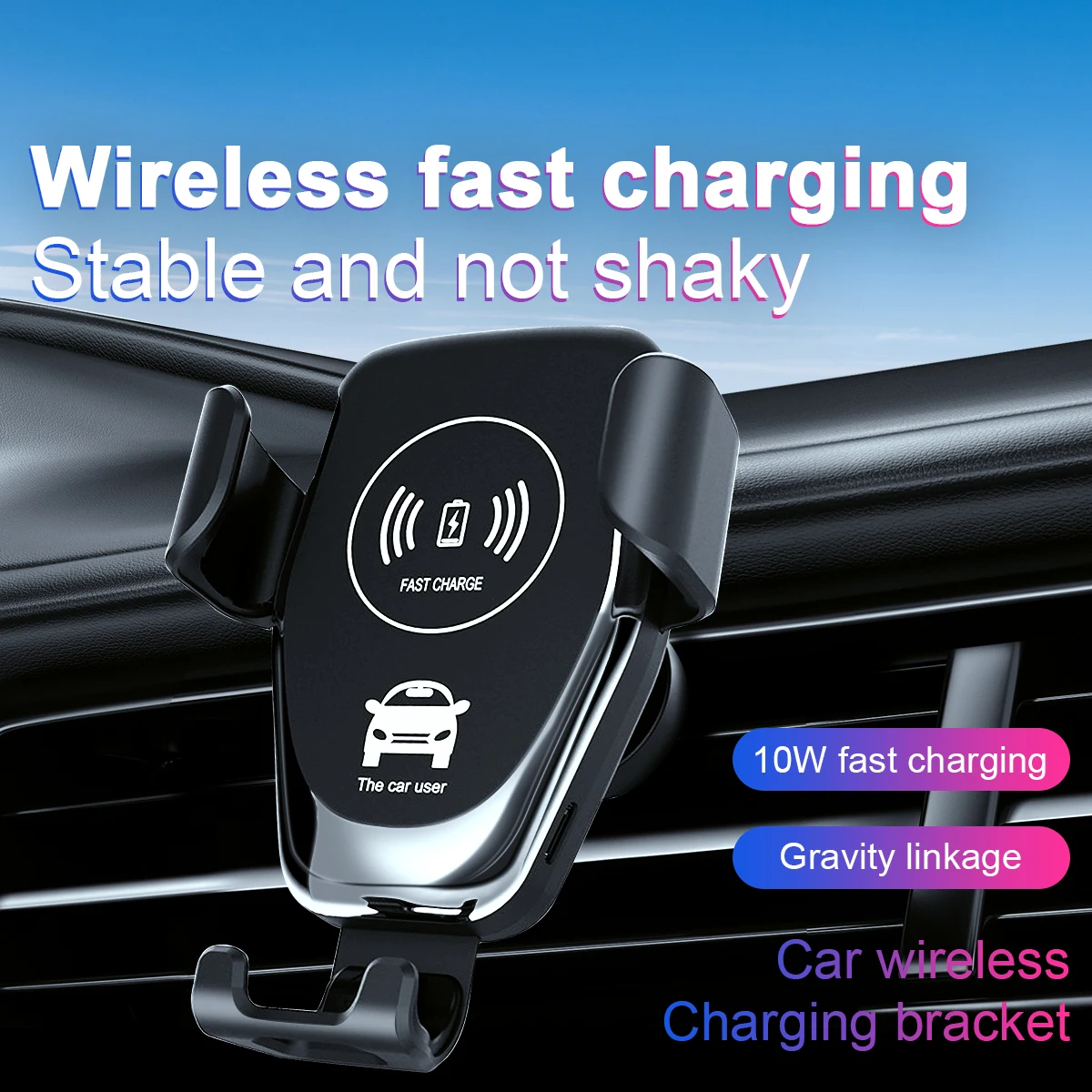 Gravity Induction Car Qi Wireless Charger For iPhone XS 12 Max XR 8 Fast Charging Air Vent Phone Holder For Samsung Note S9 S8
Gravity Induction Car Qi Wireless Charger For iPhone XS 12 Max XR 8 Fast Charging Air Vent Phone Holder For Samsung Note S9 S8