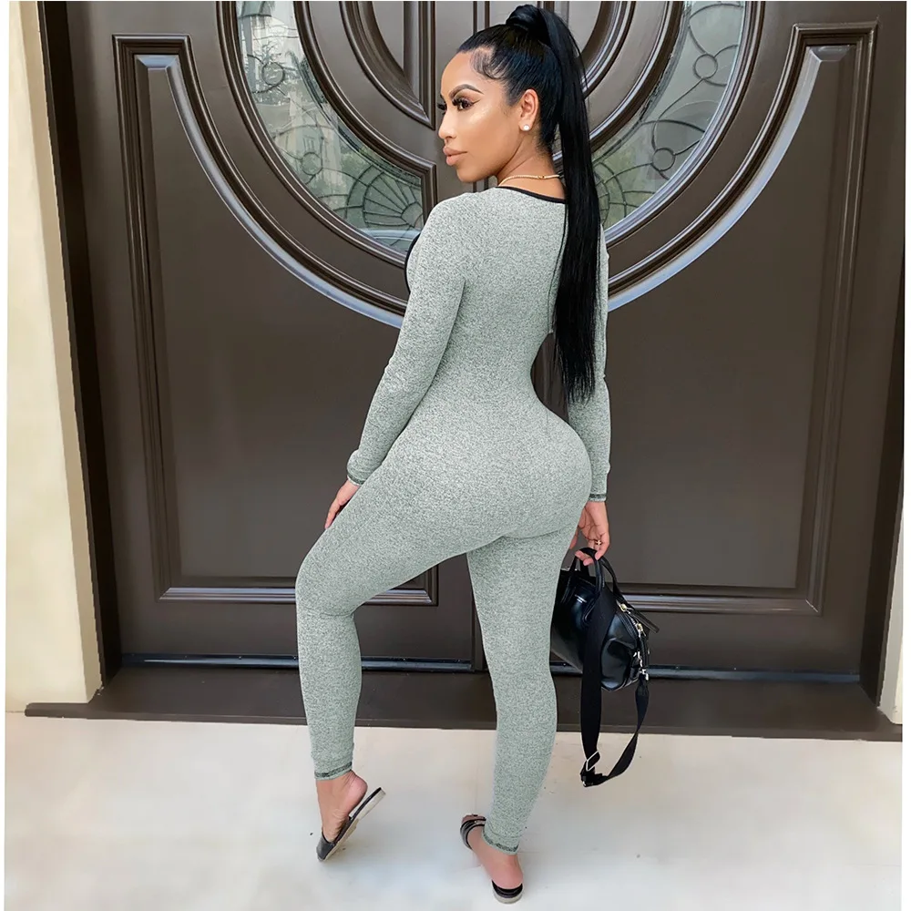 Workout Activewear Square Neck Romper Women Jumpsuit Cut Out Long Sleeve Fitness Bodycon Streetwear Sexy Overalls Streetwear
Workout Activewear Square Neck Romper Women Jumpsuit Cut Out Long Sleeve Fitness Bodycon Streetwear Sexy Overalls Streetwear