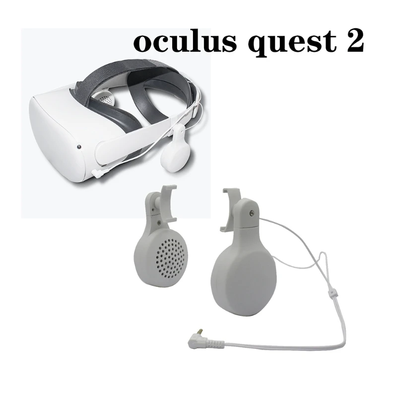 Noise Reduction VR Game Adjustable Headset Wired Earphones Left Right Separation for -Oculus Quest 2 VR Accessories J60A
Noise Reduction VR Game Adjustable Headset Wired Earphones Left Right Separation for -Oculus Quest 2 VR Accessories J60A