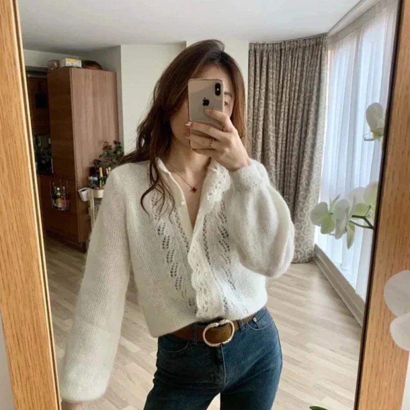 Ruelen Casual Stand-up Collar Petal Side Long Sleeve Button Cardigan Pure Color Sweater Women's Spring 2022
Ruelen Casual Stand-up Collar Petal Side Long Sleeve Button Cardigan Pure Color Sweater Women's Spring 2022