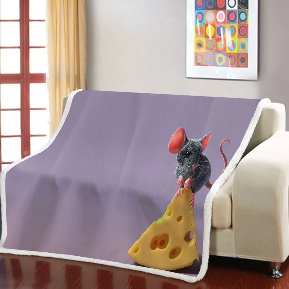 Kids Cartoon Sherpa Fleece Blanket Mouse Cat Print Animals Plush Throw Bed Cover Winter Warm Bedspread Teen Gift Bedding on Sofa
Kids Cartoon Sherpa Fleece Blanket Mouse Cat Print Animals Plush Throw Bed Cover Winter Warm Bedspread Teen Gift Bedding on Sofa