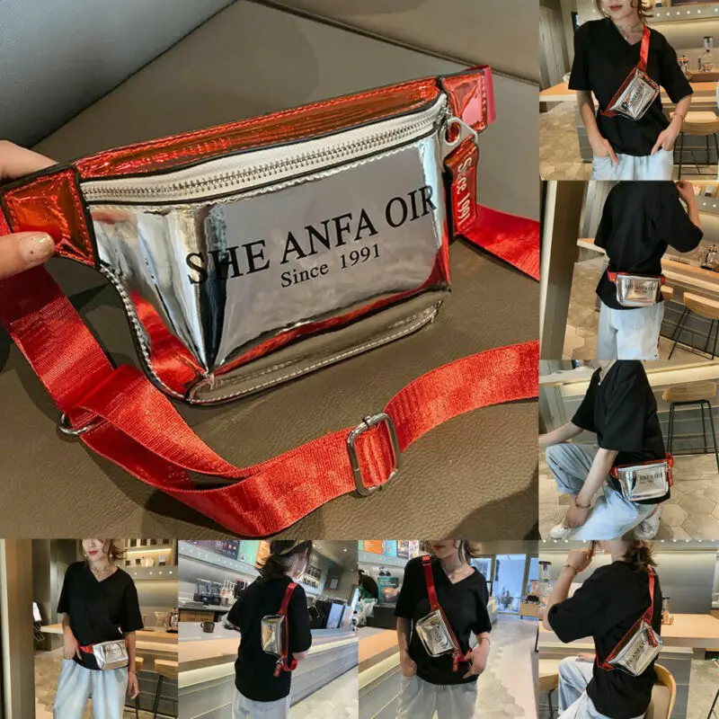 Ladies Waist New Style Fashion Women Men Clear Glitter Waist Sequined Belt Bum Bag Pouch Hip Purse Travel Bag
Ladies Waist New Style Fashion Women Men Clear Glitter Waist Sequined Belt Bum Bag Pouch Hip Purse Travel Bag