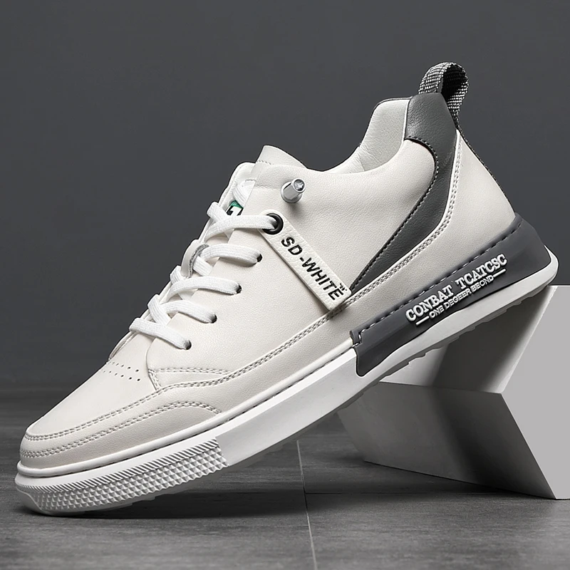 Men's Skateboard Shoes Luxury Fashion Genuine Leather Sneakers Outdoor Personality Trend Casual Shoes All-match Shoes For Men
Men's Skateboard Shoes Luxury Fashion Genuine Leather Sneakers Outdoor Personality Trend Casual Shoes All-match Shoes For Men