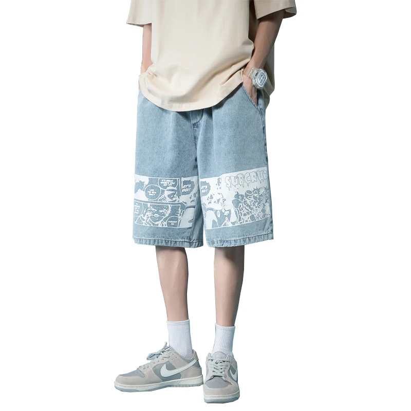 2021 summer new style men's denim shorts casual street cotton shorts knee length high quality blue men's fashion pants S-3XL
2021 summer new style men's denim shorts casual street cotton shorts knee length high quality blue men's fashion pants S-3XL