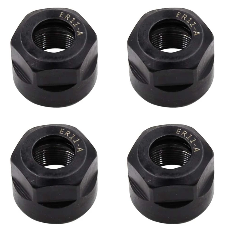 GTBL 4Pcs ER11-A Type M14 Thread Collet Clamping Hex Nuts, for CNC Milling Chuck Holder Lathe
GTBL 4Pcs ER11-A Type M14 Thread Collet Clamping Hex Nuts, for CNC Milling Chuck Holder Lathe