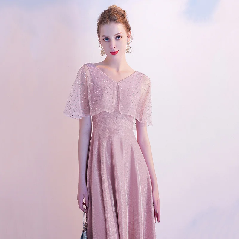 Elegant Pink Full Length Evening Party Gown Lady Qipao Exquisite Bling Robe De Soiree O-neck Vestidos De Festa Prom Dress
Elegant Pink Full Length Evening Party Gown Lady Qipao Exquisite Bling Robe De Soiree O-neck Vestidos De Festa Prom Dress