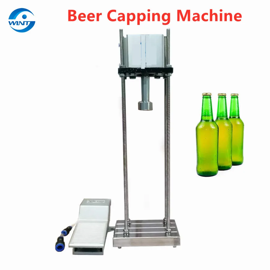SemiI-Automatic Beer Capping Machine Commercial Pneumatic Beer Bottle Crimper Soda Drinks Cap Sealing Machine
SemiI-Automatic Beer Capping Machine Commercial Pneumatic Beer Bottle Crimper Soda Drinks Cap Sealing Machine