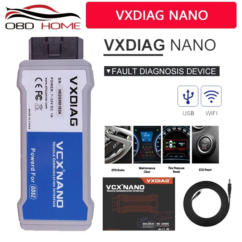 VXDIAG NANO With USB/WIFI Multiple Languge OBD2 Diagnostic Tool VXDIAG And Diagnostic/Programe For OPEL
VXDIAG NANO With USB/WIFI Multiple Languge OBD2 Diagnostic Tool VXDIAG And Diagnostic/Programe For OPEL