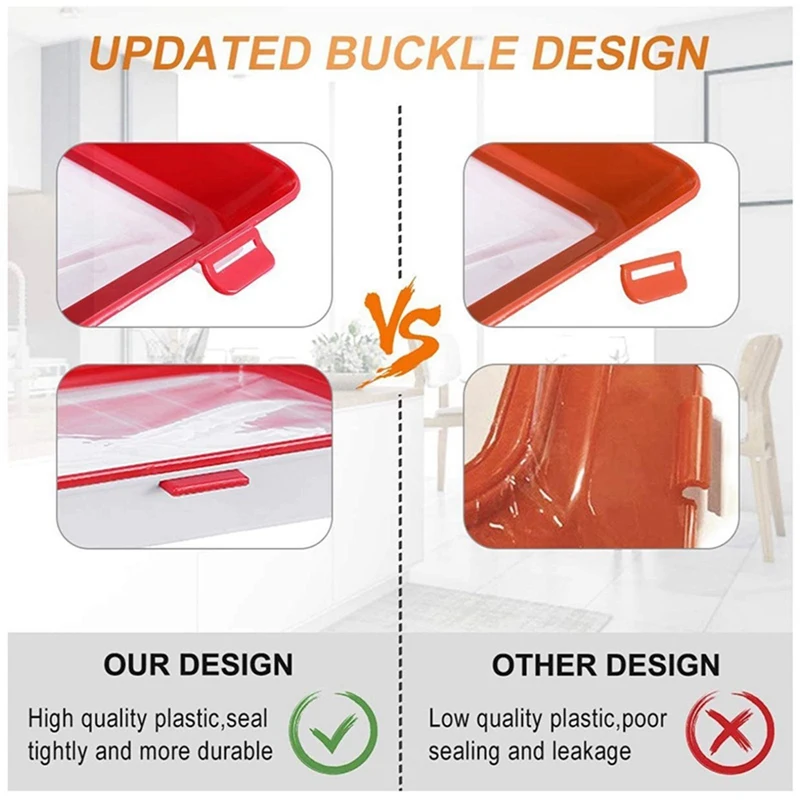 Food Tray Stackable Creative Food Preservation Fresh Keeping Organizer Food Preservate Refrigerator Food Storage 30*20*2cm
Food Tray Stackable Creative Food Preservation Fresh Keeping Organizer Food Preservate Refrigerator Food Storage 30*20*2cm