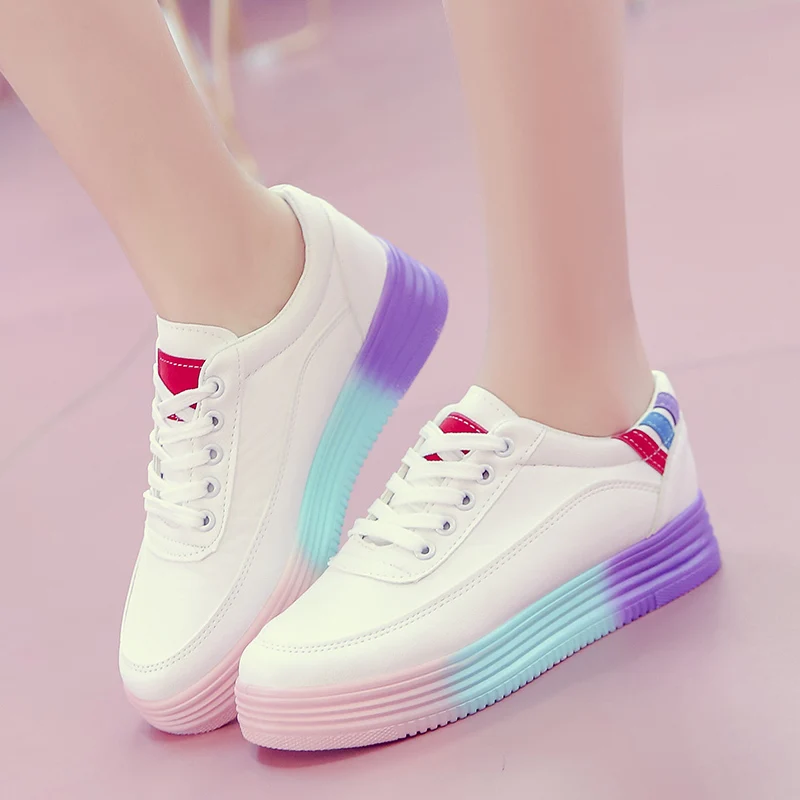 Women's Vulcanized Shoes Summer New Lace-up Round Toe Thick Bottom Increased Casual Shoes Comfortable Lightweight Sports Shoes
Women's Vulcanized Shoes Summer New Lace-up Round Toe Thick Bottom Increased Casual Shoes Comfortable Lightweight Sports Shoes
