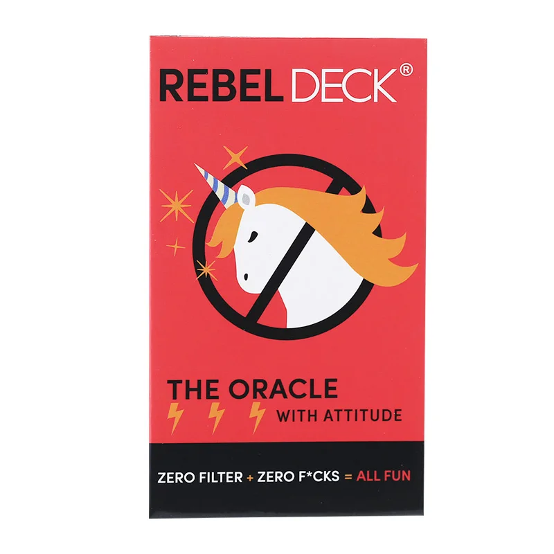 Oracle Rebel Deck Tarot Card Full English Tarot Deck Card Board Games Party Family Games Entertainment Cards
Oracle Rebel Deck Tarot Card Full English Tarot Deck Card Board Games Party Family Games Entertainment Cards