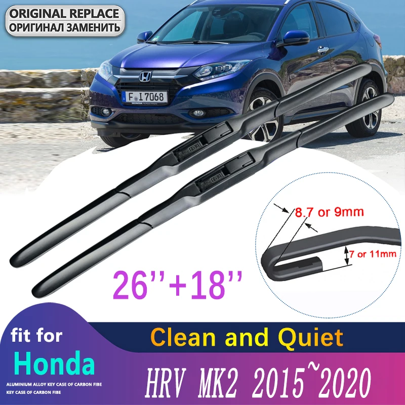Car Wiper Blade for Honda HR-V HRV MK2 2015~2020 RU Front Windscreen Windshield Brushes Car Accessories 2016 2017 2018 2019
Car Wiper Blade for Honda HR-V HRV MK2 2015~2020 RU Front Windscreen Windshield Brushes Car Accessories 2016 2017 2018 2019