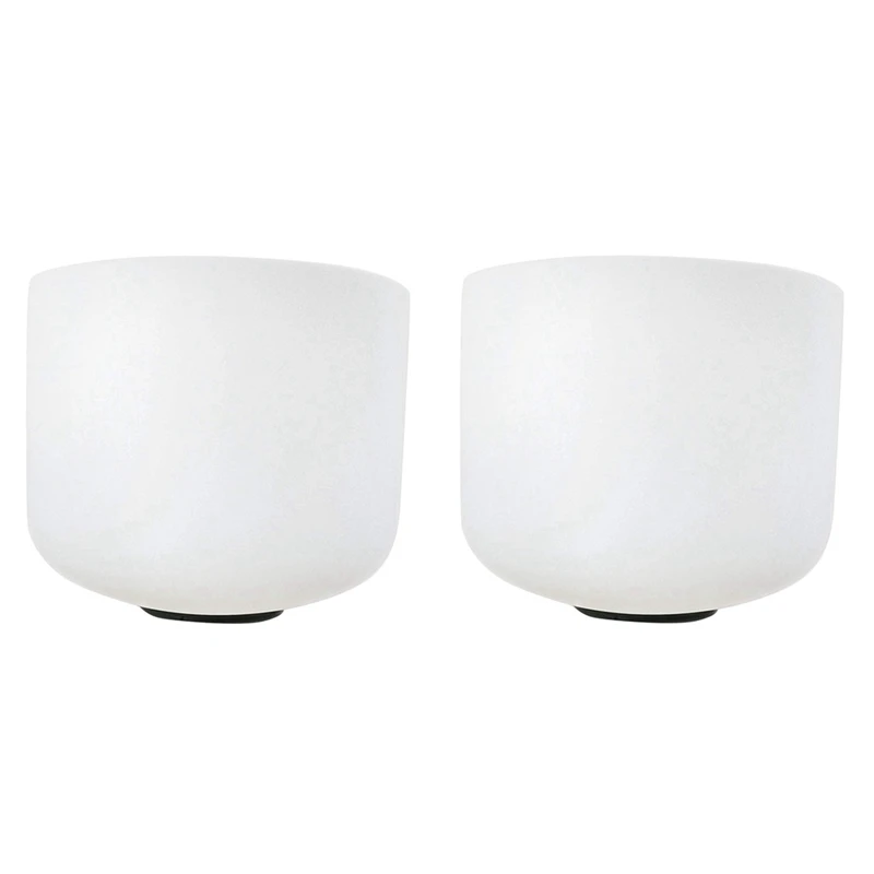 2 Pcs 8 Inch 432Hz Singing Bowl Perfect Sound Note Chakra Frosted Quartz Crystal Meditation B Crown & G Throat
2 Pcs 8 Inch 432Hz Singing Bowl Perfect Sound Note Chakra Frosted Quartz Crystal Meditation B Crown & G Throat