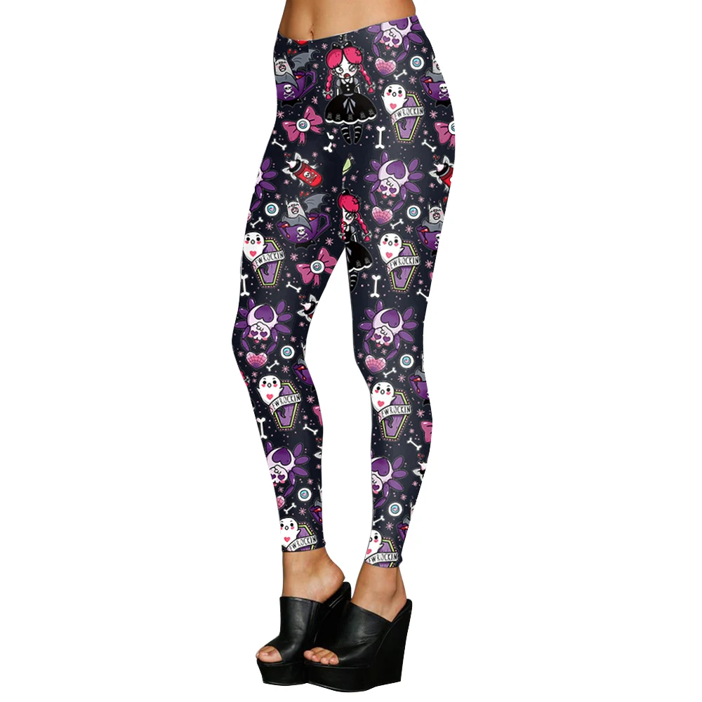 Autumn New Women Leggings Fashion Purim Day Demon Skeleton Print Tight Cropped Trousers Casual Sports Pants Fitness Leggings
Autumn New Women Leggings Fashion Purim Day Demon Skeleton Print Tight Cropped Trousers Casual Sports Pants Fitness Leggings