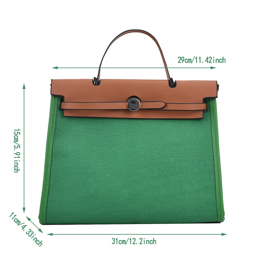 2021 Fashion Canvas Top-handle Bag Women Stitching Hit Color Shoulder Bags Casual Messenger Bags Large Capacity Female Tote Bags
2021 Fashion Canvas Top-handle Bag Women Stitching Hit Color Shoulder Bags Casual Messenger Bags Large Capacity Female Tote Bags