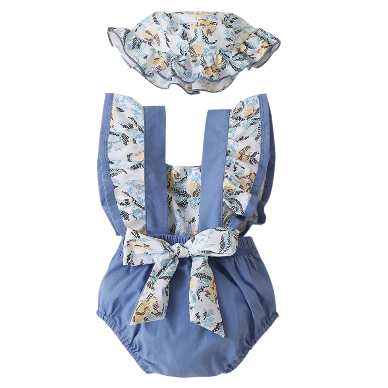 Summer Infant Clothes Newborn Baby Sweet Print Sleeveless Bodysuit with Hat Two-piece Clothing Infant Children Baby Outfits
Summer Infant Clothes Newborn Baby Sweet Print Sleeveless Bodysuit with Hat Two-piece Clothing Infant Children Baby Outfits