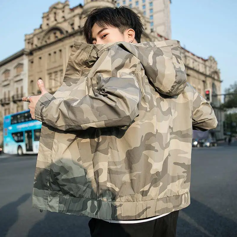 Men's Jacket 2020 Fashion Trend Wild Shirt Tide brand Spring and autumn Casual Tooling Jacket Windbreaker Jackets
Men's Jacket 2020 Fashion Trend Wild Shirt Tide brand Spring and autumn Casual Tooling Jacket Windbreaker Jackets