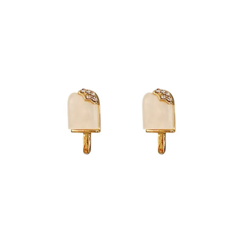 Origin Summer Cute Rhinestone Ice Cream Stud Earrings for Women Creativity Luxury Earrings Jewelry Party Woman's Gift Hot 
Origin Summer Cute Rhinestone Ice Cream Stud Earrings for Women Creativity Luxury Earrings Jewelry Party Woman's Gift Hot