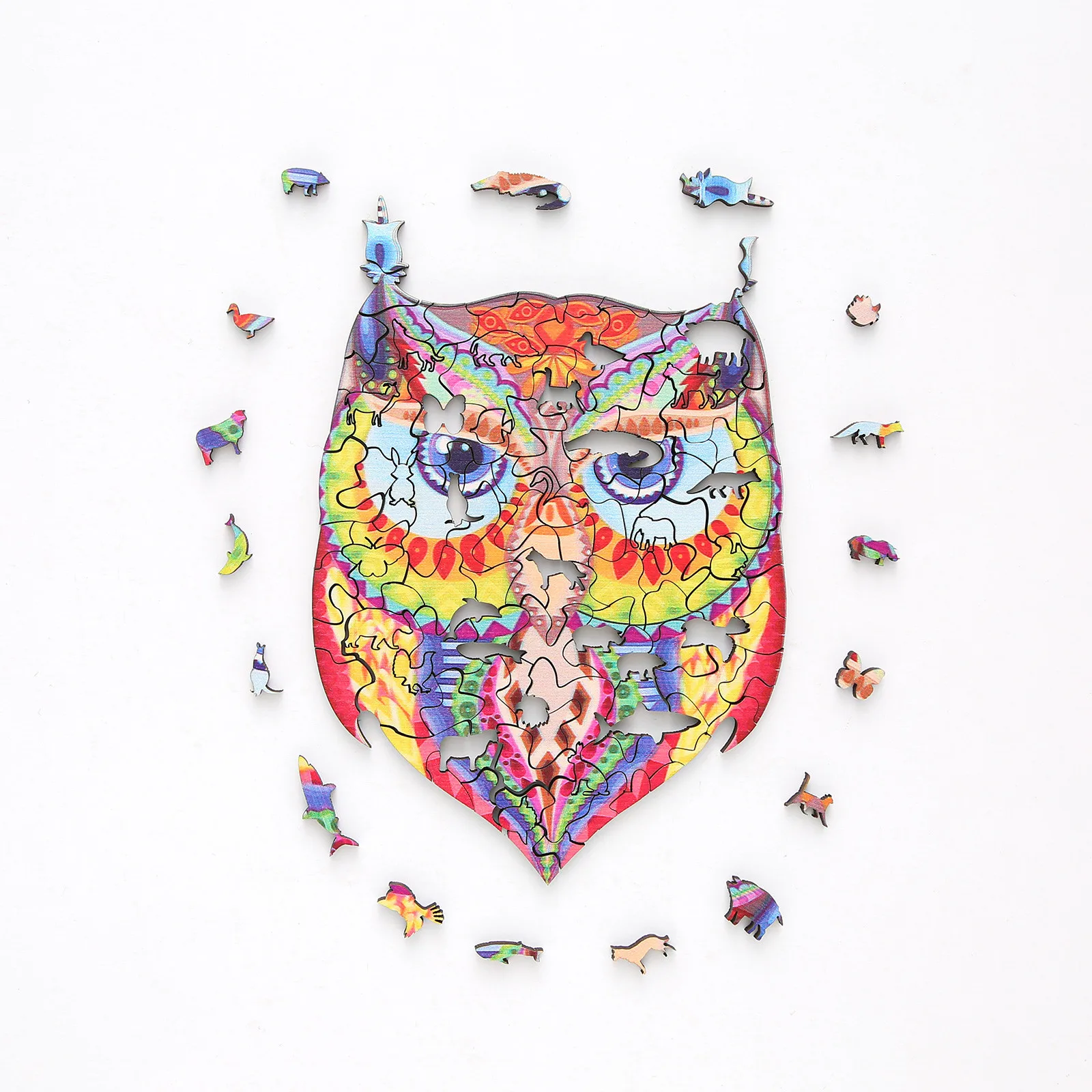 owl Shape Jigsaw Wooden Puzzle Unique Shape Pieces 3D Animal Puzzle Gift for Adults and Kids Decorat Commemorate Valentine's Day
owl Shape Jigsaw Wooden Puzzle Unique Shape Pieces 3D Animal Puzzle Gift for Adults and Kids Decorat Commemorate Valentine's Day