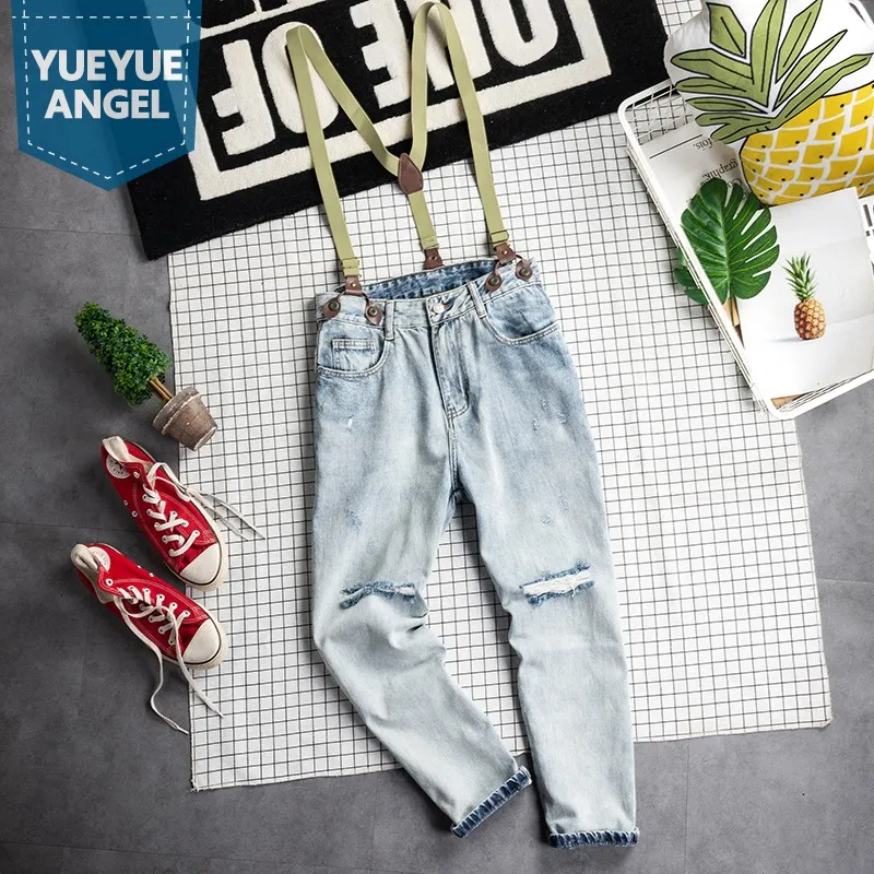 Japanese Mens Hole Ripped Overalls Vintage Strap Denim Jumpsuits Street Hip Hop Casual Jeans Male Straight Cargo Pants Rompers
Japanese Mens Hole Ripped Overalls Vintage Strap Denim Jumpsuits Street Hip Hop Casual Jeans Male Straight Cargo Pants Rompers
