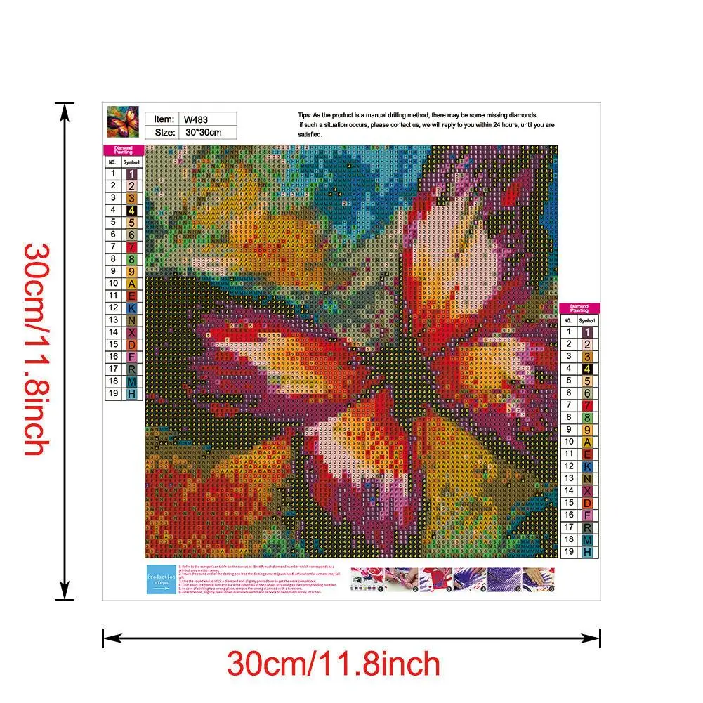 Animals Pattern Round Diy Diamond Painting Cross Ctitch Kits 5D Diamond Mosaic Embroidery Flower Painting New Year Gift 30*30cm 
Animals Pattern Round Diy Diamond Painting Cross Ctitch Kits 5D Diamond Mosaic Embroidery Flower Painting New Year Gift 30*30cm
