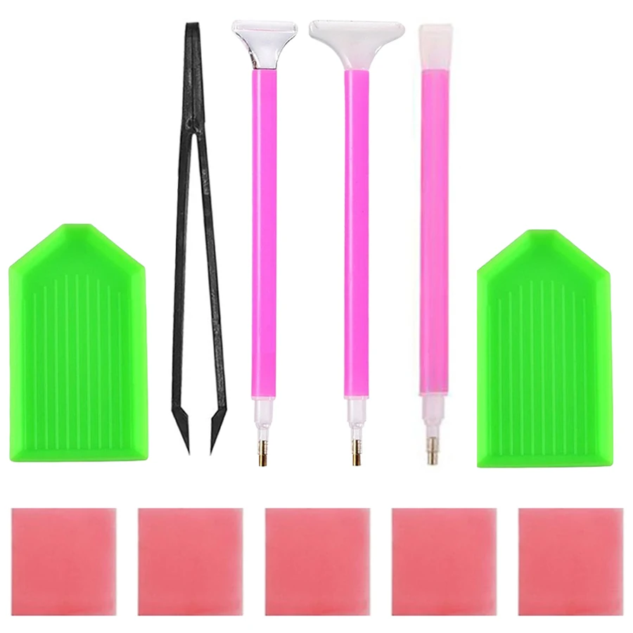Diamond Embroidery Diamond Mosaic Tweezers / Pen / Glue / Plastic Tray Set DIY Diamond Painting Cross Stitch Sewing Accessories
Diamond Embroidery Diamond Mosaic Tweezers / Pen / Glue / Plastic Tray Set DIY Diamond Painting Cross Stitch Sewing Accessories