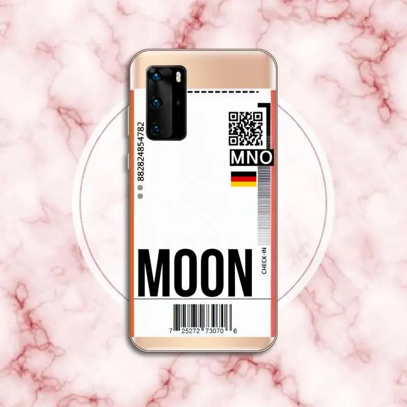 Air ticket Phone Case Transparent for Huawei P20 P30 P40 lite pro P smart 2019 honor 8x 10i
Air ticket Phone Case Transparent for Huawei P20 P30 P40 lite pro P smart 2019 honor 8x 10i