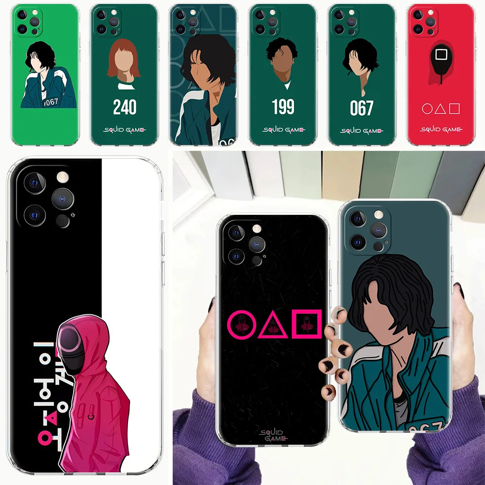 Squid Game Round Six 456 Phone Case For iPhone 13 11 12 Pro Max X XR XS 7 8 Plus SE 2020 Luxury Clear Soft Silicone Cover Shell
Squid Game Round Six 456 Phone Case For iPhone 13 11 12 Pro Max X XR XS 7 8 Plus SE 2020 Luxury Clear Soft Silicone Cover Shell