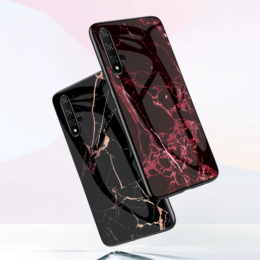 Модный мраморный гранит для Huawei Honor 20i pro 10i 9i 9x 8A 8C 8S 8x max 7C lite plus чехлы телефонов из
