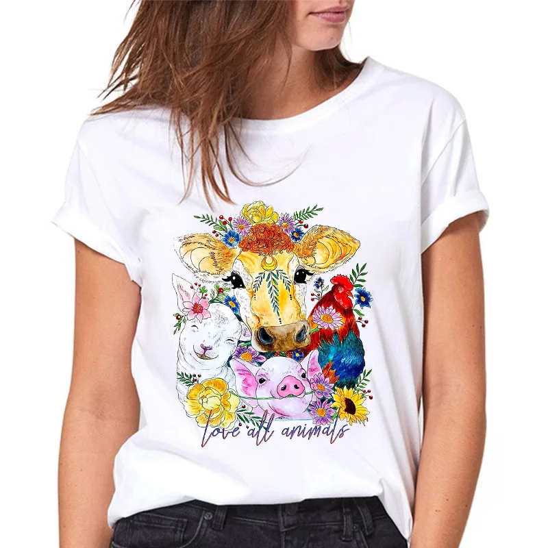 Camiseta feminina harajuku ullzang vaca impressão femme amigos não comida camiseta camiseta vintage camiseta presente para vegan
Camiseta feminina harajuku ullzang vaca impressão femme amigos não comida camiseta camiseta vintage camiseta presente para vegan
