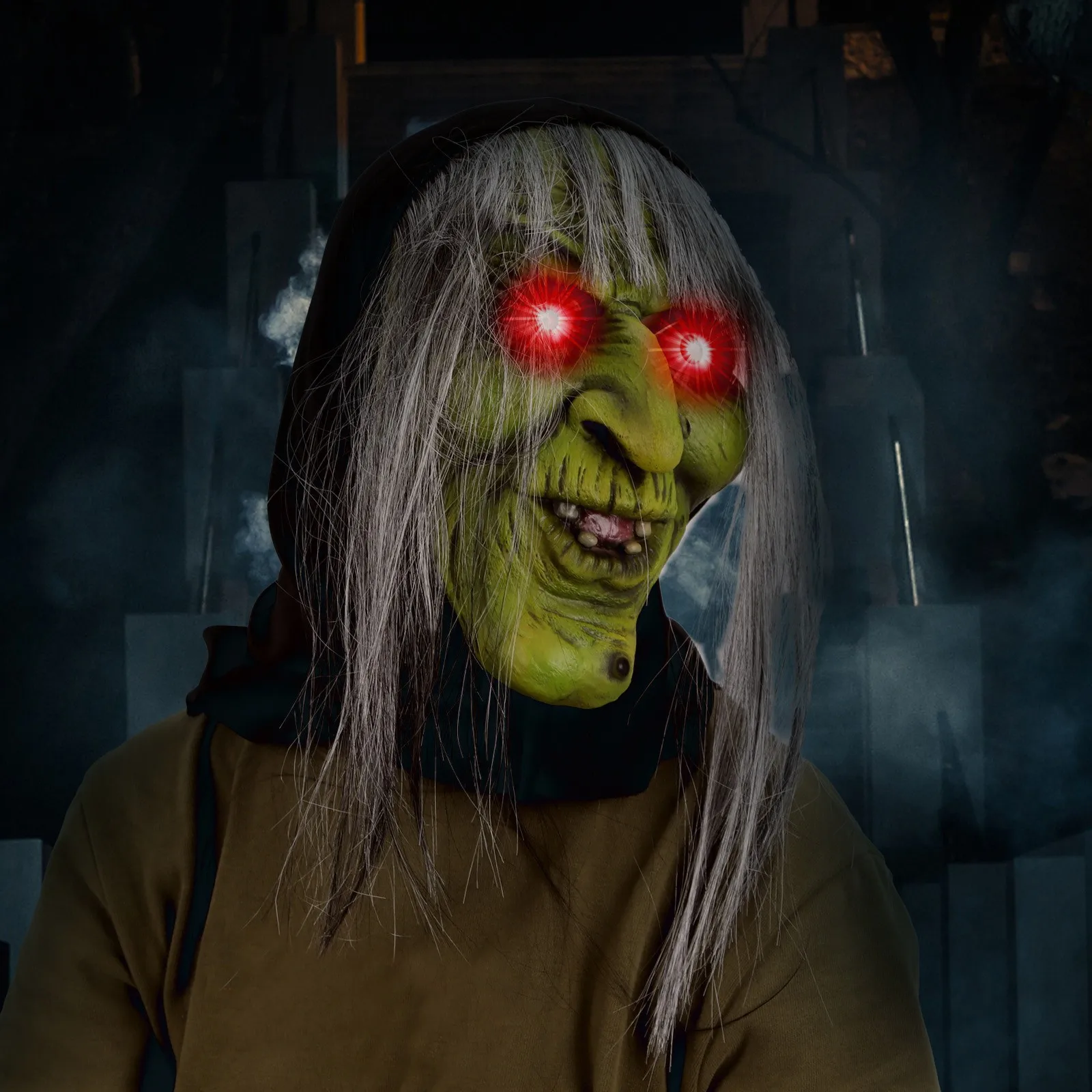 New 2021 High Quality Safety Funny Old Witch gear Prom Props Latex Horror Tricky Scary Mask Practical Toys Accessories For Kids
New 2021 High Quality Safety Funny Old Witch gear Prom Props Latex Horror Tricky Scary Mask Practical Toys Accessories For Kids