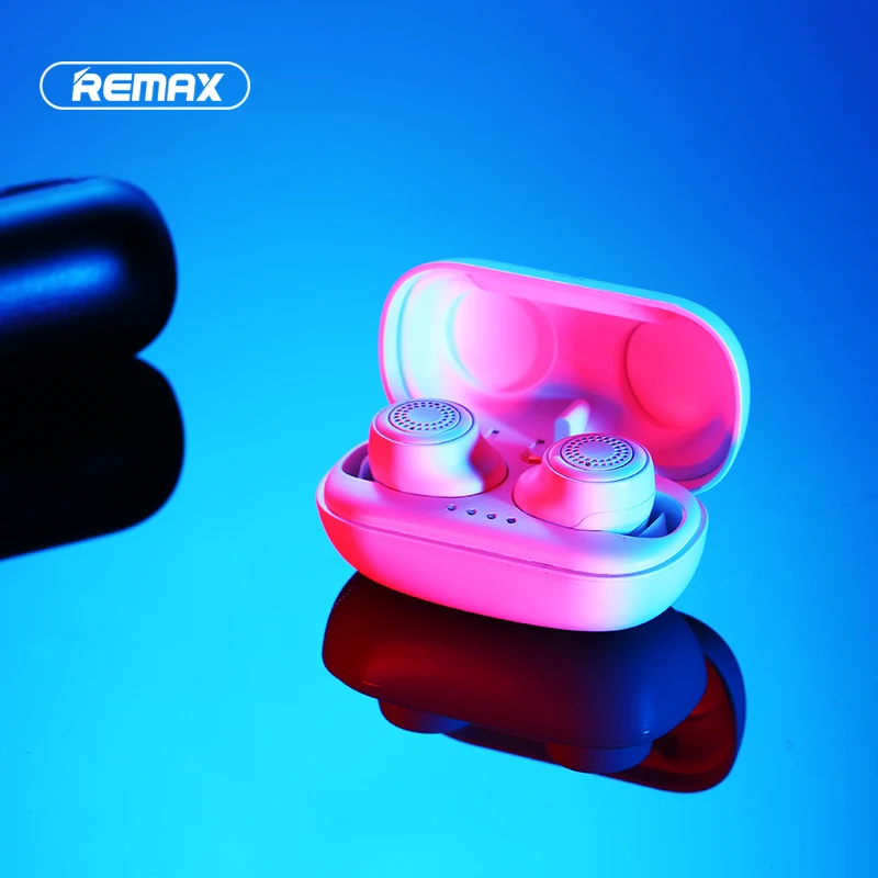 Remax TWS-2 Беспроводная гарнитура Bluetooth наушники Близнецы с зарядной коробкой лучше