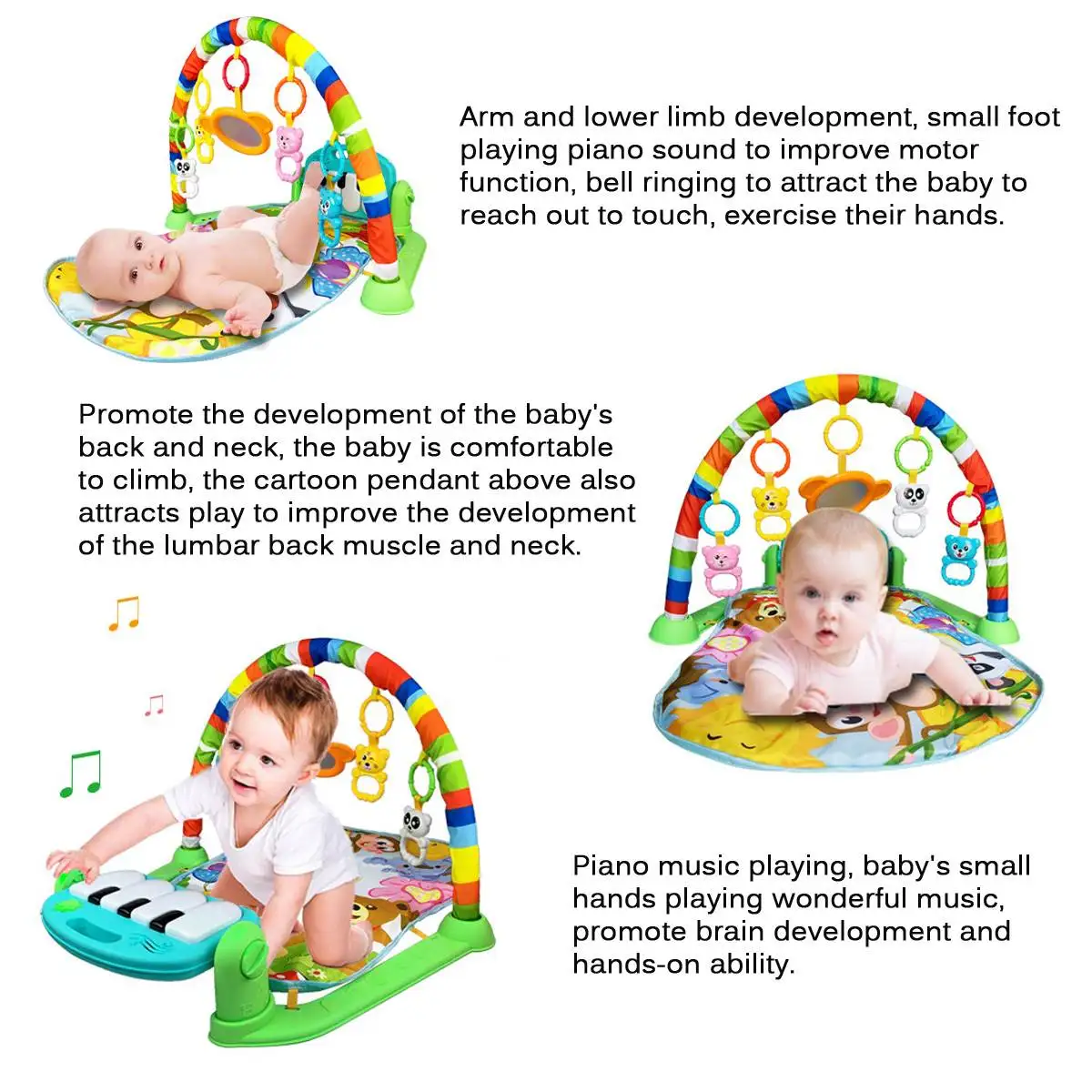 Play Mat Baby Carpet Music Puzzle Mat With Piano Keyboard Educational Rack Toys Infant Fitness Crawling Mat Gift 80X48X41cm
Play Mat Baby Carpet Music Puzzle Mat With Piano Keyboard Educational Rack Toys Infant Fitness Crawling Mat Gift 80X48X41cm