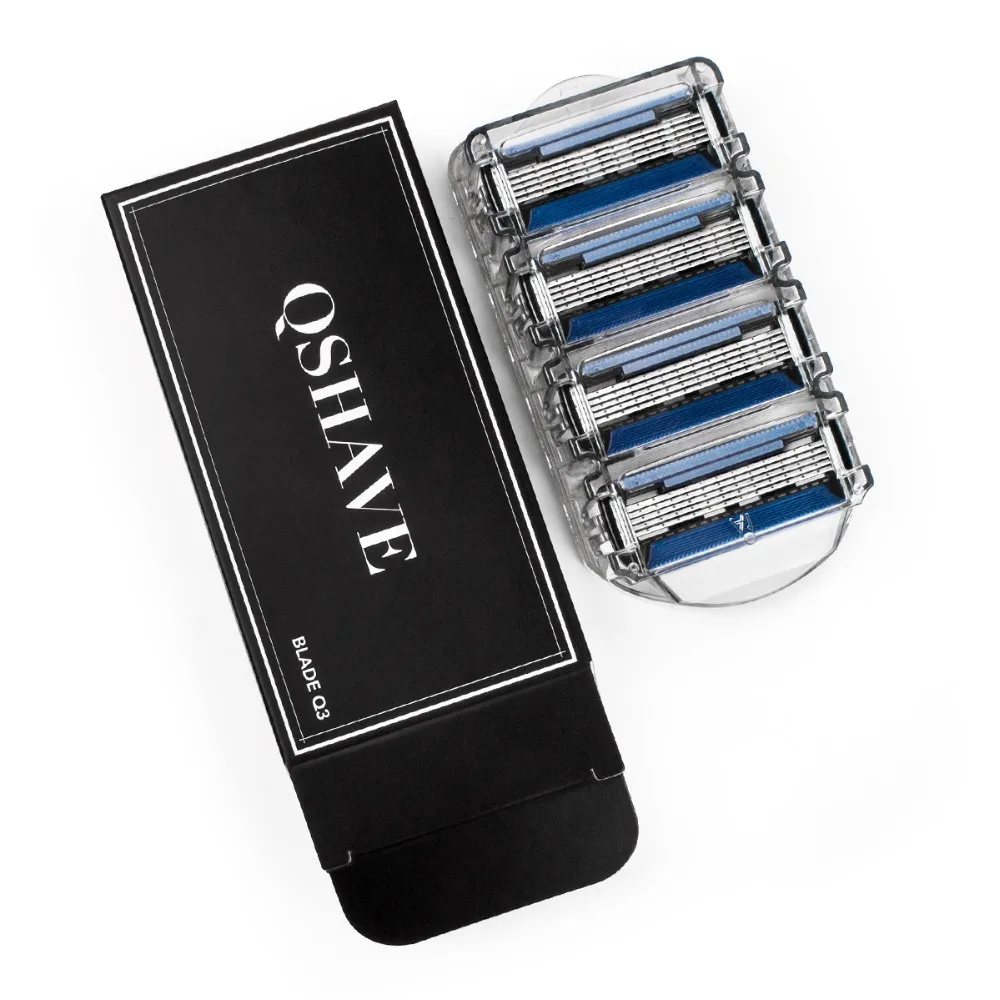 Qshave Black Spider Man Manual Shaving Razor USA Blade X5 Blade it with Trimmer Back Blade, 4 & 8 & 16 Cartridges Choice
Qshave Black Spider Man Manual Shaving Razor USA Blade X5 Blade it with Trimmer Back Blade, 4 & 8 & 16 Cartridges Choice