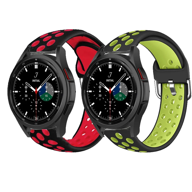 Silicone 20mm 22mm Watch Strap for Samsung Galaxy Watch 4 40mm 44mm/Watch4 Classic 46mm 42mm/Gear S3 S2/Active 2 Bracelet band
Silicone 20mm 22mm Watch Strap for Samsung Galaxy Watch 4 40mm 44mm/Watch4 Classic 46mm 42mm/Gear S3 S2/Active 2 Bracelet band