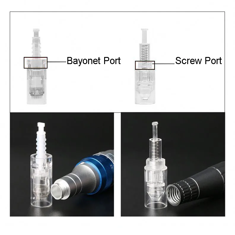 Screw style Derma pen needle microneedling cartridge, 1/3/5/7/9/12/24/36/42 pin Nano Needle for Tattoo beauty pen meso machine 
Screw style Derma pen needle microneedling cartridge, 1/3/5/7/9/12/24/36/42 pin Nano Needle for Tattoo beauty pen meso machine