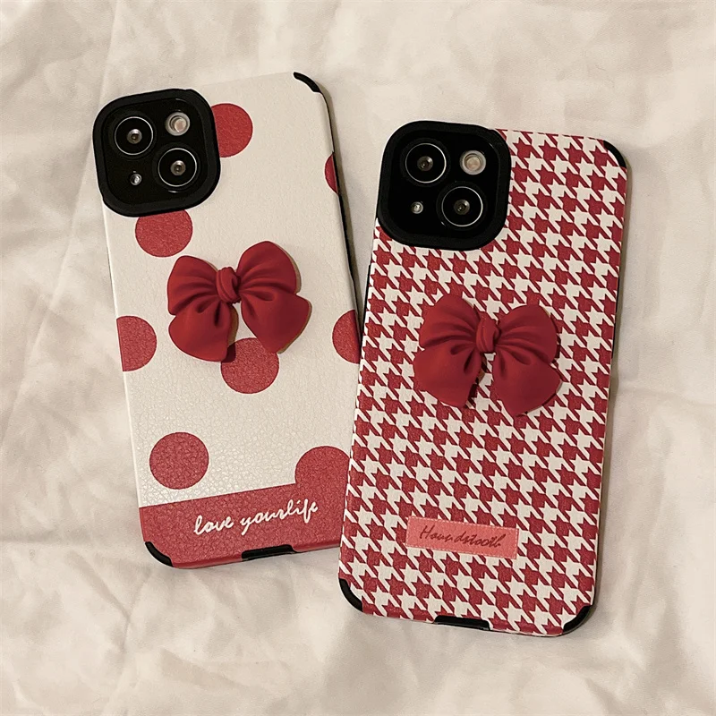 Hot Cute Dot Grid 3D Bowknot Phone Case For Xiaomi Mi 8 10 Pro 11 Lite Redmi Note 7 8 9Pro K20 K30 30I K40 Sheepskin Back Cover
Hot Cute Dot Grid 3D Bowknot Phone Case For Xiaomi Mi 8 10 Pro 11 Lite Redmi Note 7 8 9Pro K20 K30 30I K40 Sheepskin Back Cover