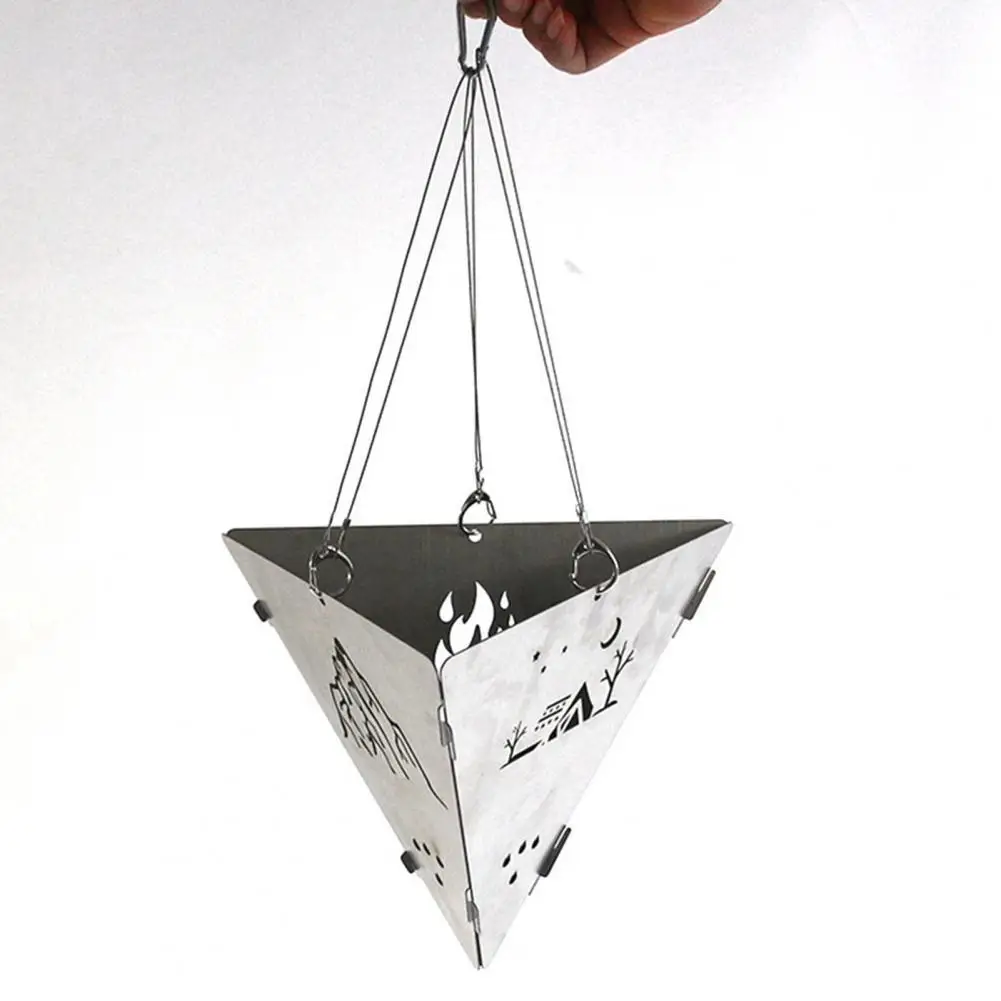 1Set Outdoor Triangle Burning Platform Stainless Steel Bonfire Wood Stove for Camping Ultralight Portable Hanging Stove
1Set Outdoor Triangle Burning Platform Stainless Steel Bonfire Wood Stove for Camping Ultralight Portable Hanging Stove
