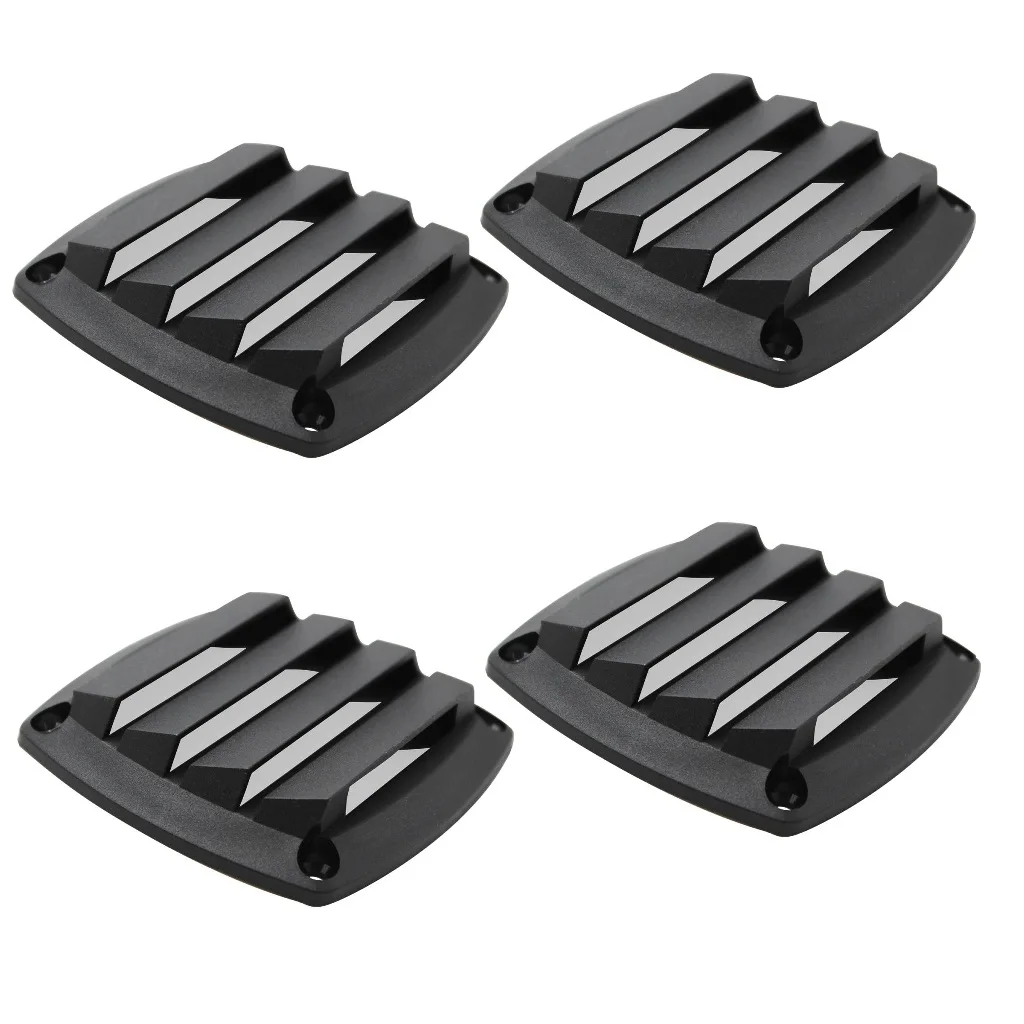 4 Pieces 3 Inch Hose Intake Black Plastic Louvered Vents Marine Yacht Air Vent Boat Hardware
4 Pieces 3 Inch Hose Intake Black Plastic Louvered Vents Marine Yacht Air Vent Boat Hardware