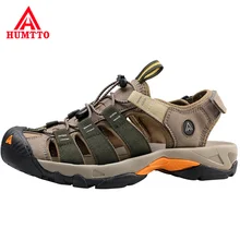 HUMTTO Summer Men Sandals 2021 Breathable Beach Sandals for Men’s Outdoor Water Mens Hiking Camping Fishing Climbing Aqua Shoes