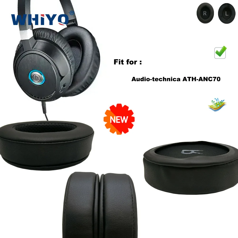 New Upgrade Replacement Ear Pads for Audio-technica ATH-ANC70 Headset Parts Leather Cushion Velvet Earmuff Earphone Sleeve Cover
New Upgrade Replacement Ear Pads for Audio-technica ATH-ANC70 Headset Parts Leather Cushion Velvet Earmuff Earphone Sleeve Cover