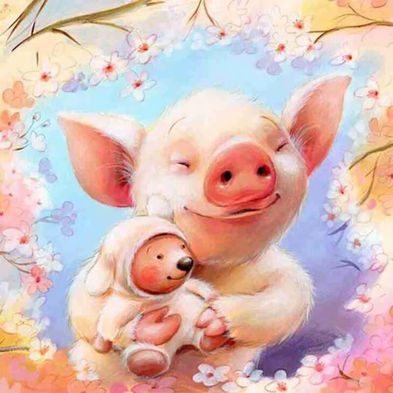 Pig 5D Diamond Painting Full Mosaic Picture of Rhinestones Embroidery 40*40 CM Animal Cartoon
Pig 5D Diamond Painting Full Mosaic Picture of Rhinestones Embroidery 40*40 CM Animal Cartoon