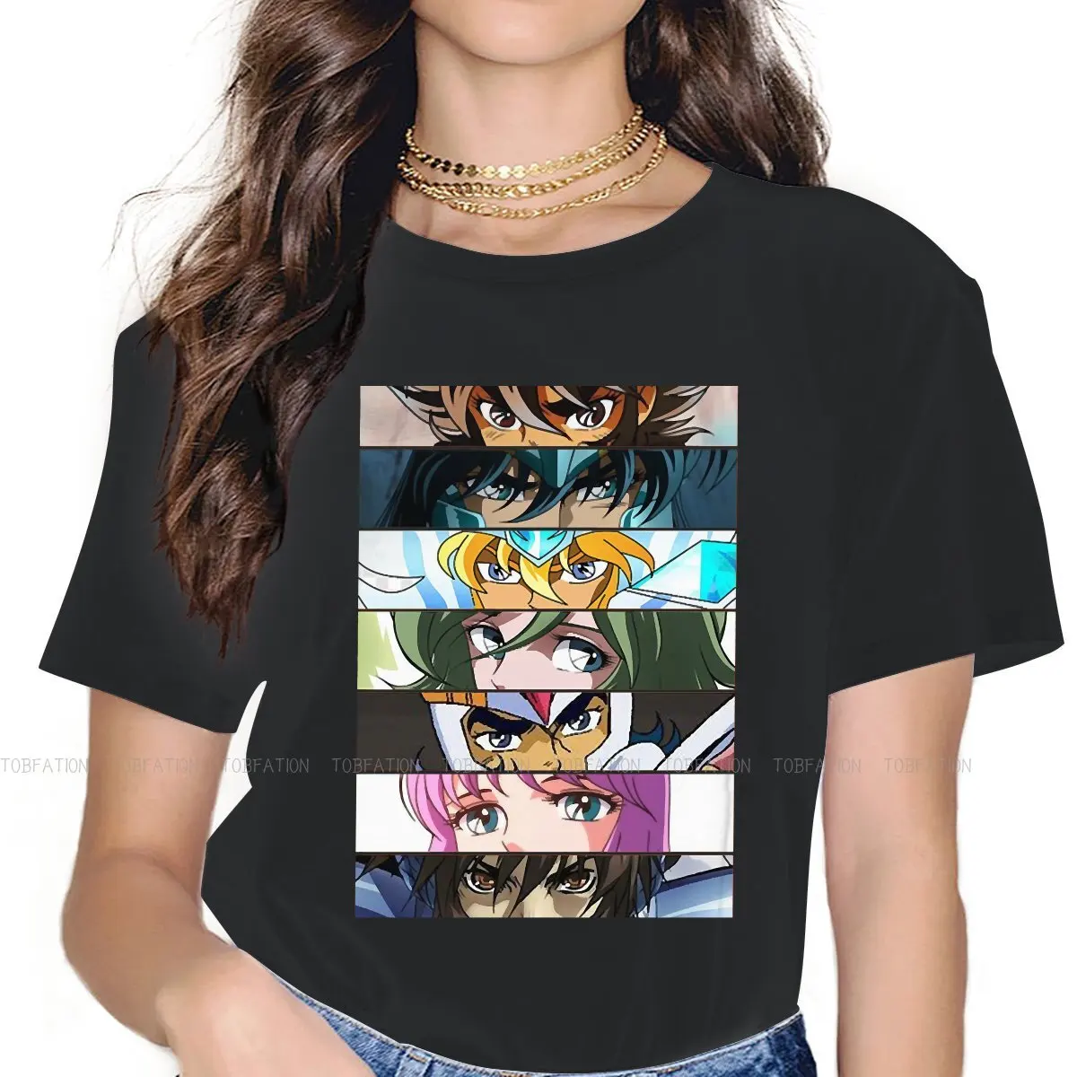 Футболка с рисунком в стиле ретро для девочек Saint Seiya, удобная футболка с рисунком
Футболка с рисунком в стиле ретро для девочек Saint Seiya, удобная футболка с рисунком