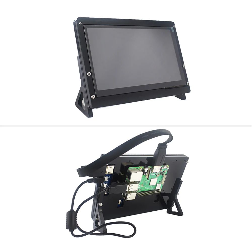 CAMEIDO R38 7 inch Raspberry Pi 4B /3B+/3B Touch Screen 16:9 LCD HDMI Display |Holder also for PC Laptop Nvidia Jetson Nano
CAMEIDO R38 7 inch Raspberry Pi 4B /3B+/3B Touch Screen 16:9 LCD HDMI Display |Holder also for PC Laptop Nvidia Jetson Nano
