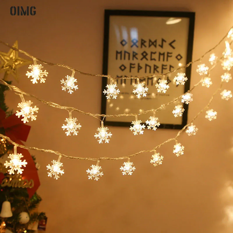 Snowflake Light 1M-6M Led Fairy Light String Battery / USB Powered for Christmas New Year Xmas Weeding Party Holiday Decoration
Snowflake Light 1M-6M Led Fairy Light String Battery / USB Powered for Christmas New Year Xmas Weeding Party Holiday Decoration